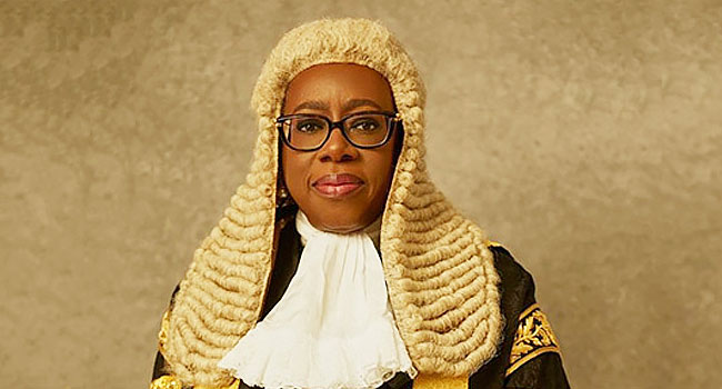 CJN, Justice Kudirat Kekere-Ekun, Swears in 68 SAN