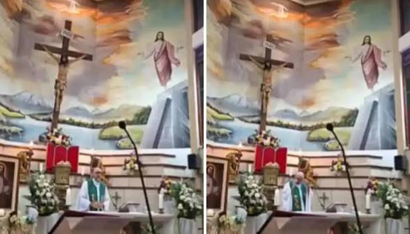 Crucifix Fell on Catholic Priest, Died During Mass